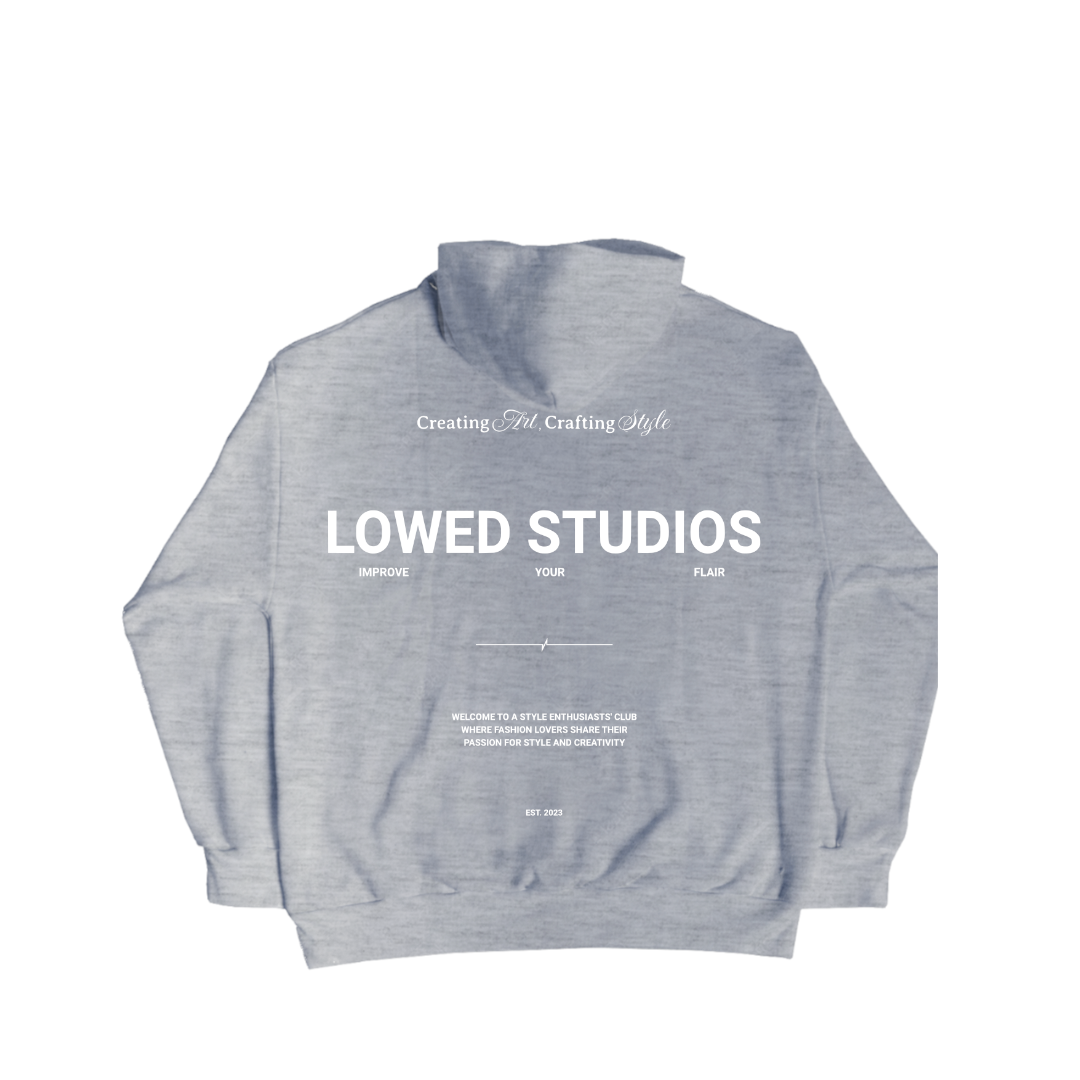 #001 GREY HOODIE