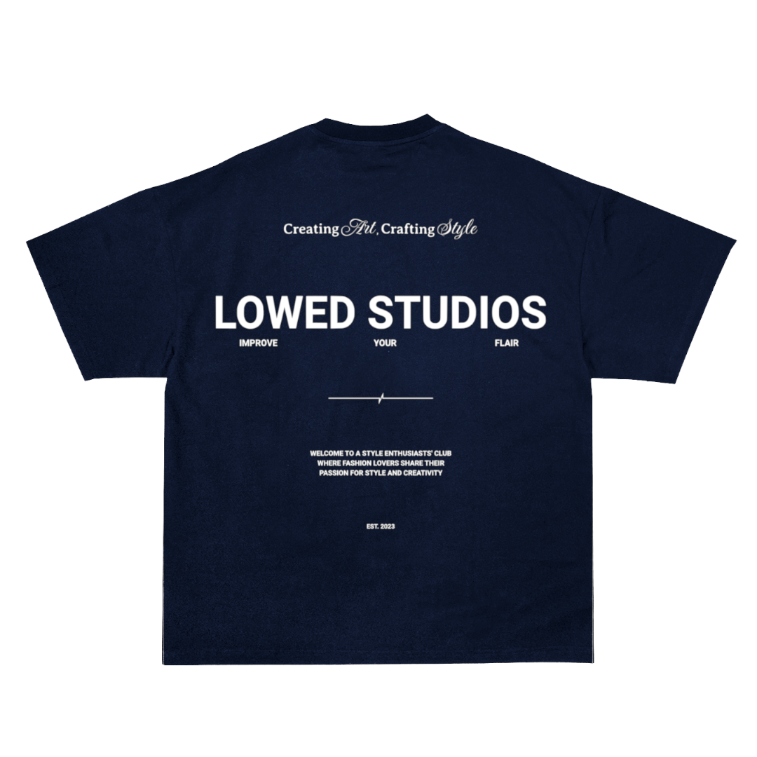 #001 NAVY TEE