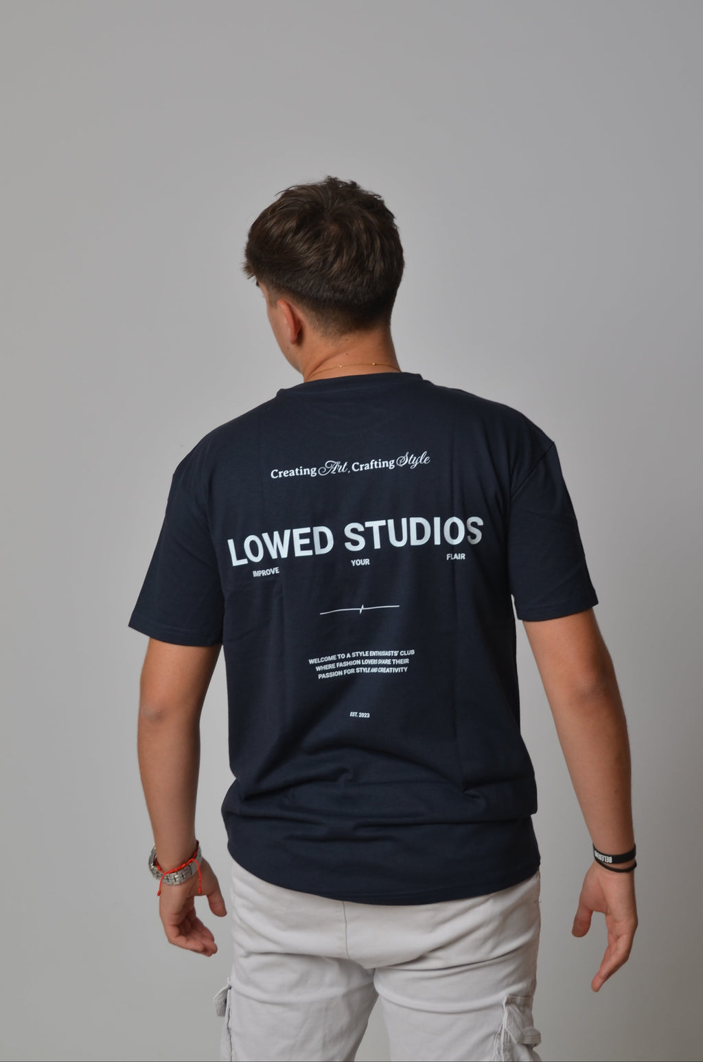 GÉNESIS #001 – Navy Tee | Origen